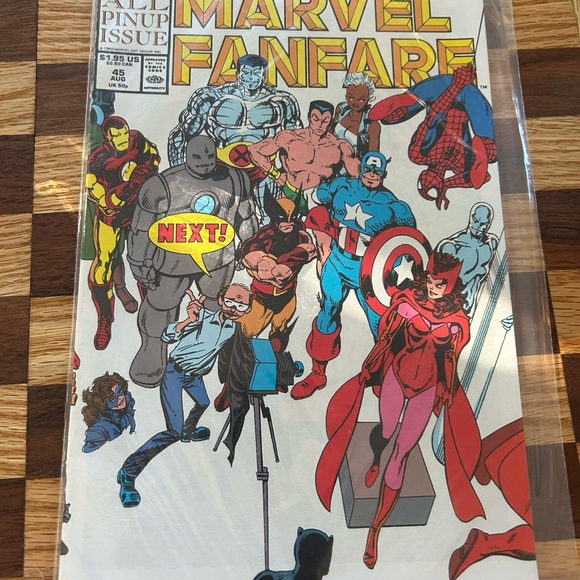 Marvel Fanfare - All Pin Up Issue.  #45 - Published in 1989 - Fabulous Graphics - Picture 2 of 9
